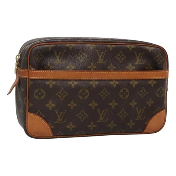 LOUIS VUITTON Monogram Compiegne 28 Clutch Bag - Picture 1 of 16